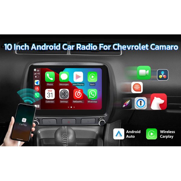 VIKNAV For Chevrolet 2010 2013 -2015 Android Camaro Touch Screen Radio Carplay DSP
