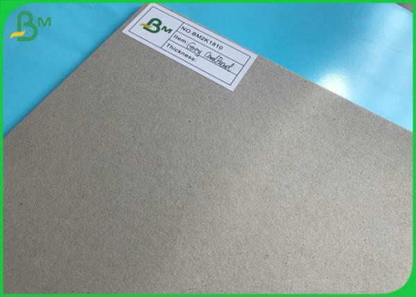 High Thickness Grey Cardboard Sheets 1mm 1.5mm Uncoated Recycled Gray Board