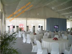 Temporary Decorate Wedding Tents  Aluminum Structure Fire Retardant Marquee