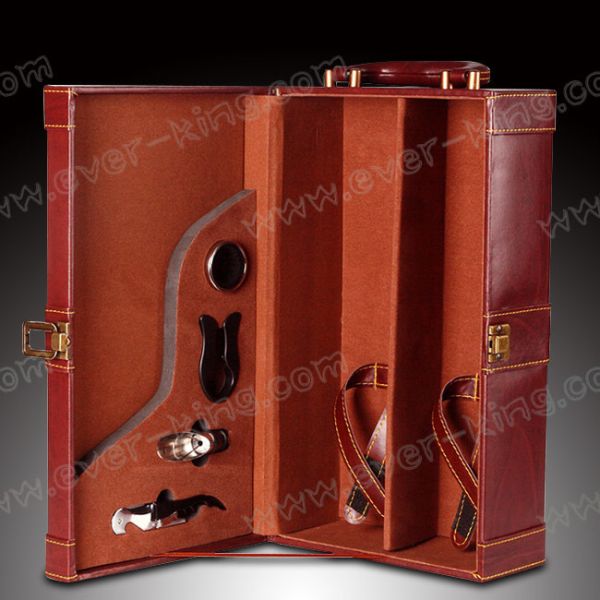 Luxury SGS 2 Bottles Wine Gift Box Packaging