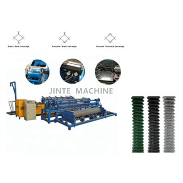 Weaved Nets 1.8mm 3.8kw Fully Automatic Chain Link Fence Machine