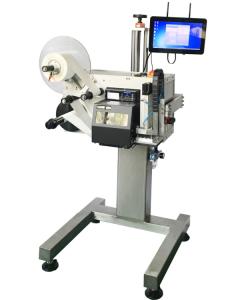 China YIMU PLC HMI Automatic Sticker Printer Label Applicator For Food Online wholesale