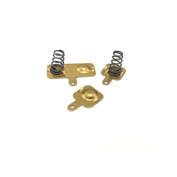 Dual Aa Cell Battery Leaf Spring Contact Connector Temperature Measuring Gun