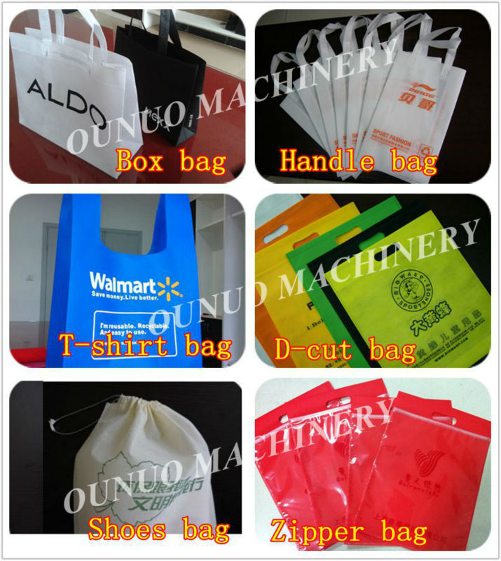 PP automatic non woven bag making machines / carry bag machine