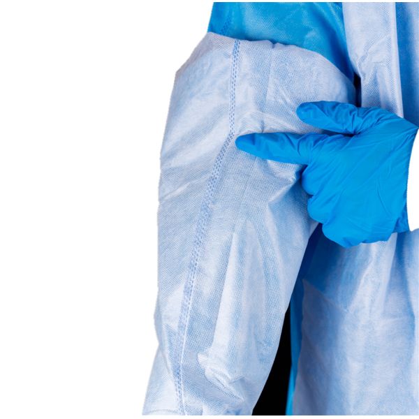Hospital Use Disposable SMS Surgical Gown With Reinforced Material Prevent Liquid/Blood