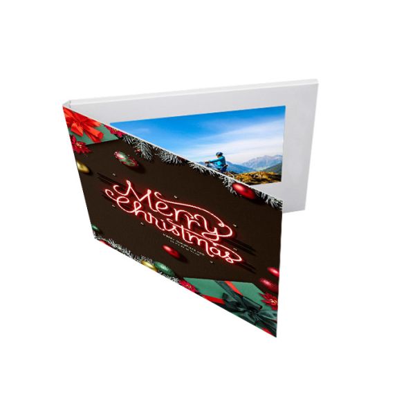 7 Inch Lcd Screen Video Player Greeting Card 1024*600 Resolution MP4 AVI Video Format