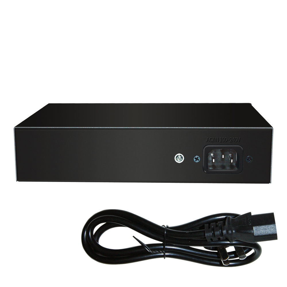 Full Gigabit 4port POE+1 UPlink IEEE802.3af/at POE Etherent switch for CCTV Network system