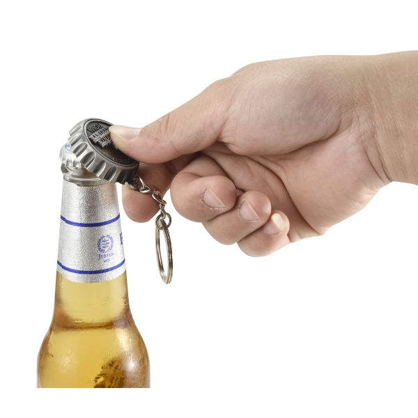 Matt Gun Bottle Cap Keychain Iron Personalized Bottle Opener Keychain