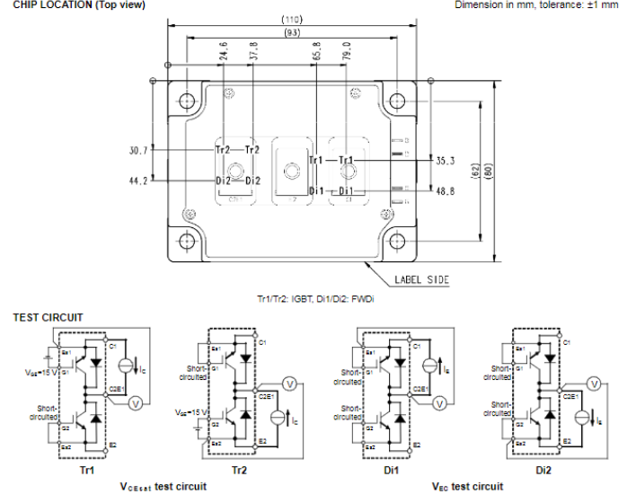 CM400C1Y-24S 203G IGBT MODULE S-SERIES AC SWITCH IGBT Module