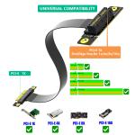 36PIN PCI-E 1X 270 Degree PCI-e Extension Cable For PCI Express Up to PCI-E Gen3