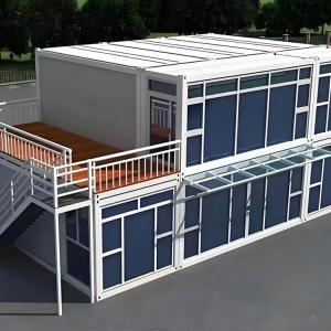 China Roof Loading Capacity Of 60 ㎏/M2 Flat Pack Prefabricated Container House With Smart Home Living Experience And Materials wholesale