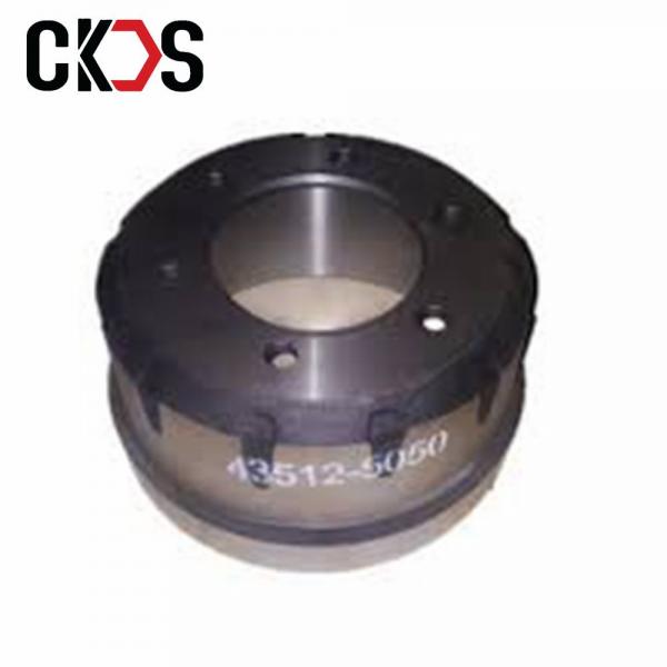 Quality Chinese Factory Diesel Hino Truck Spare Parts  Brake Drum 43512-5050 Japanese Truck Air Brake  Parts for sale