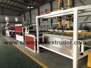 Low Noise Wpc Pvc Foam Board Extrusion Machine Automatic