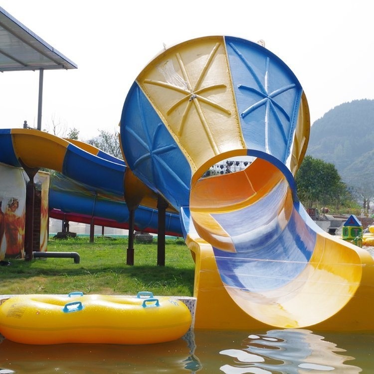 Fiberglass Kids Mini Tornado Slide for Water Amusement Park (2-Person)