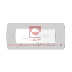 Gray Passenger Elevator Hall Lantern AEC335 Lift Hall Lantern