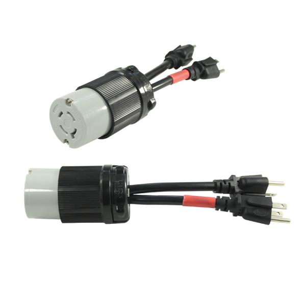 Home Appliance 1ft 14/3 NEMA L14-20C Connector Extension Cord with USA
