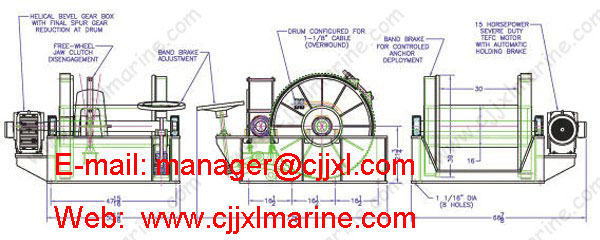 Cable Pulling Electric Winch