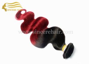 China 20 Inch Ombre WAVE Hair Extensions for Sale, 20" 50 CM Body Wave OMBRE Virgin Remy Human Hair Weft Extensions For Sale wholesale