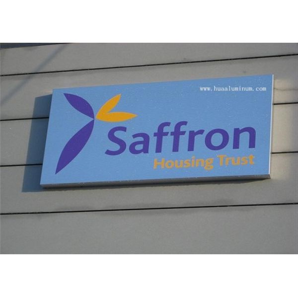 Exterior FEVE Coated Signage Aluminum Composite Panel Acid Resistant