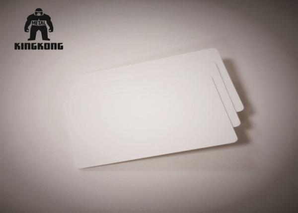 Quality Plain White  Clear Pvc Business Cards Printable Cr80 30 Mil  85.6x54x0.76mm for sale