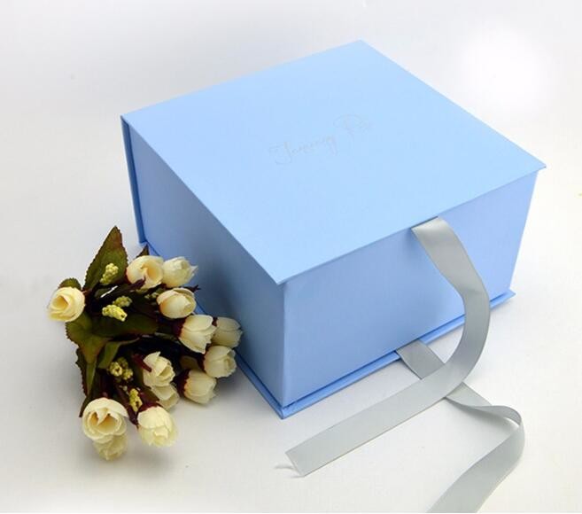 Custom design gradient color luxury paper packaging gift box with lid,Paper Flower Box Florist Bouquet Box Packaging Ros