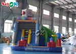Inflatable Bouncy Slides Custom Backyard Robot Themed Inflatable Water Slide