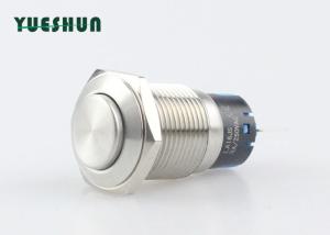 China 16mm High Head Metal Push Button Switch , Self Locking Push Button Switch NO NC wholesale