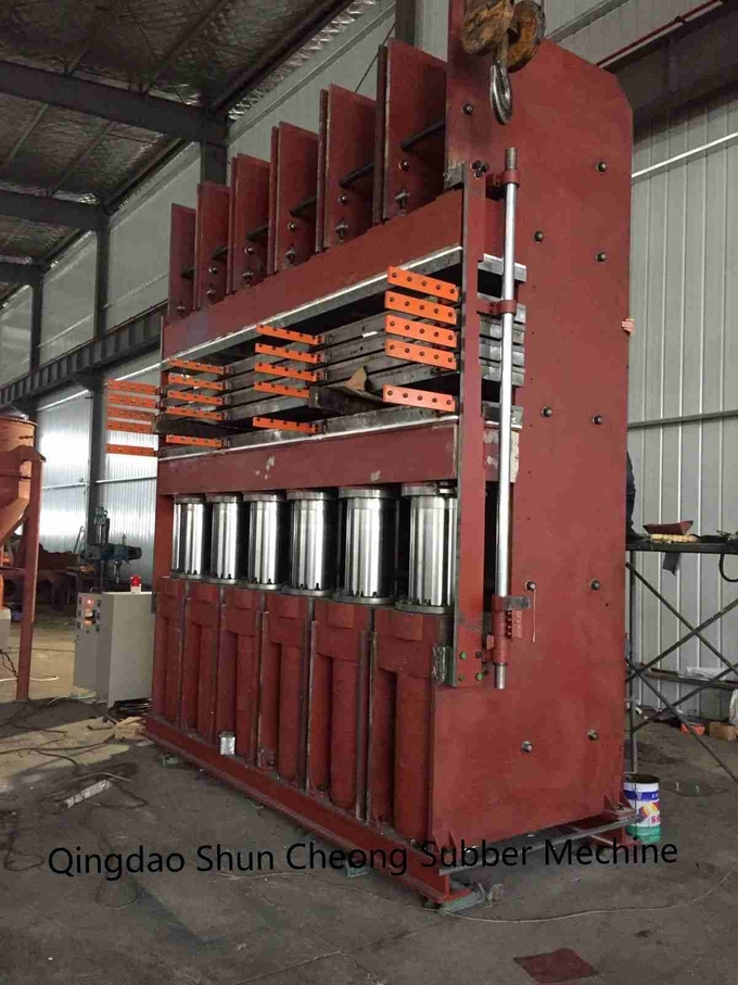 Customized Plate Tyre Tread Vulcanizing Plant / Tyre Retreading Repairing Machine