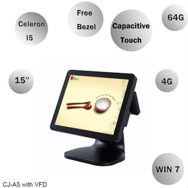 2 * 20 LED Display All In One Pos For Small Business Linux OS Supported​