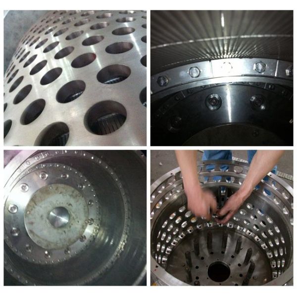 Two Stage Pusher Solid Liquid Separation Centrifuge