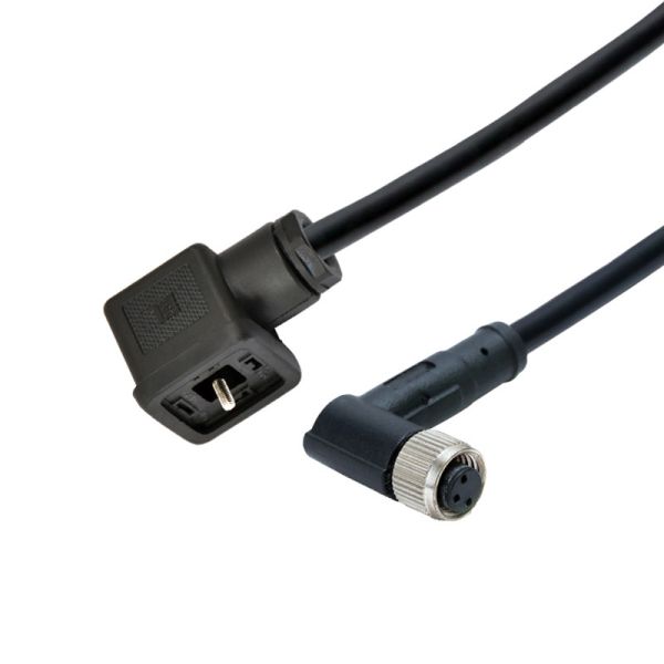 PG11 M12 Male Connector 9pins A Code Solenoid Connector Plugs