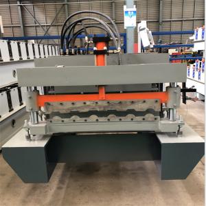 China Adjustable glazed tile roll former machine step tile roof panel roll forming machine color steel on sale