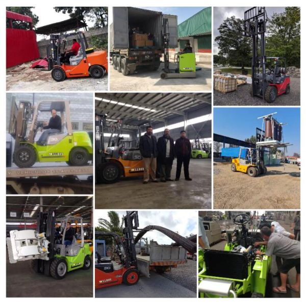 FD75 IC Forklift 7500KG Rate Loading Weight High Productivity For Stone