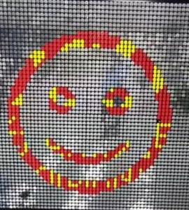 50mm Response Time Lcd Flip Dot Display For Video Wall Digital Clock