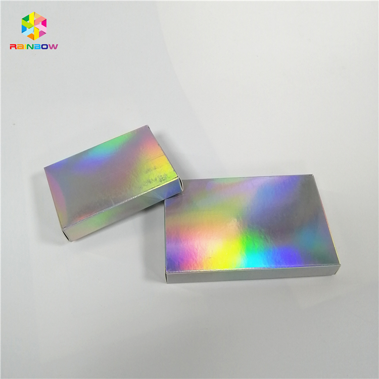 Hologram Cosmetics Paper Box Packaging Lipstick Hologram Laser Box For Gift