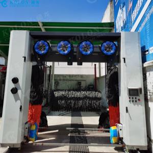 China Roll-Over 7 Brushes Automatic Car Washing Machine With Wheel Brushes Fixed Air Dryer wholesale