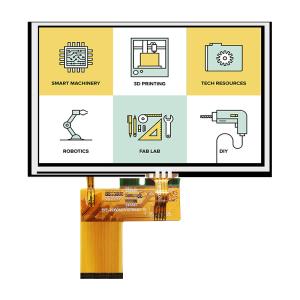 China Resistive 5 Inch TFT LCD Display Panel IC 7262 800x480 Dots 40PIN TFT-H050A1SVIST4R40 wholesale