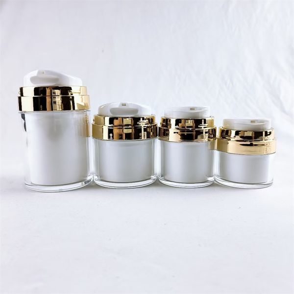 50ml Cosmetic Packaging Plastic Acrylic Airless Pump Cream Jar