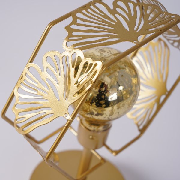 23*10.5*29cm Hollow Star Shape Night Light Wrought Iron Bedside Lamp