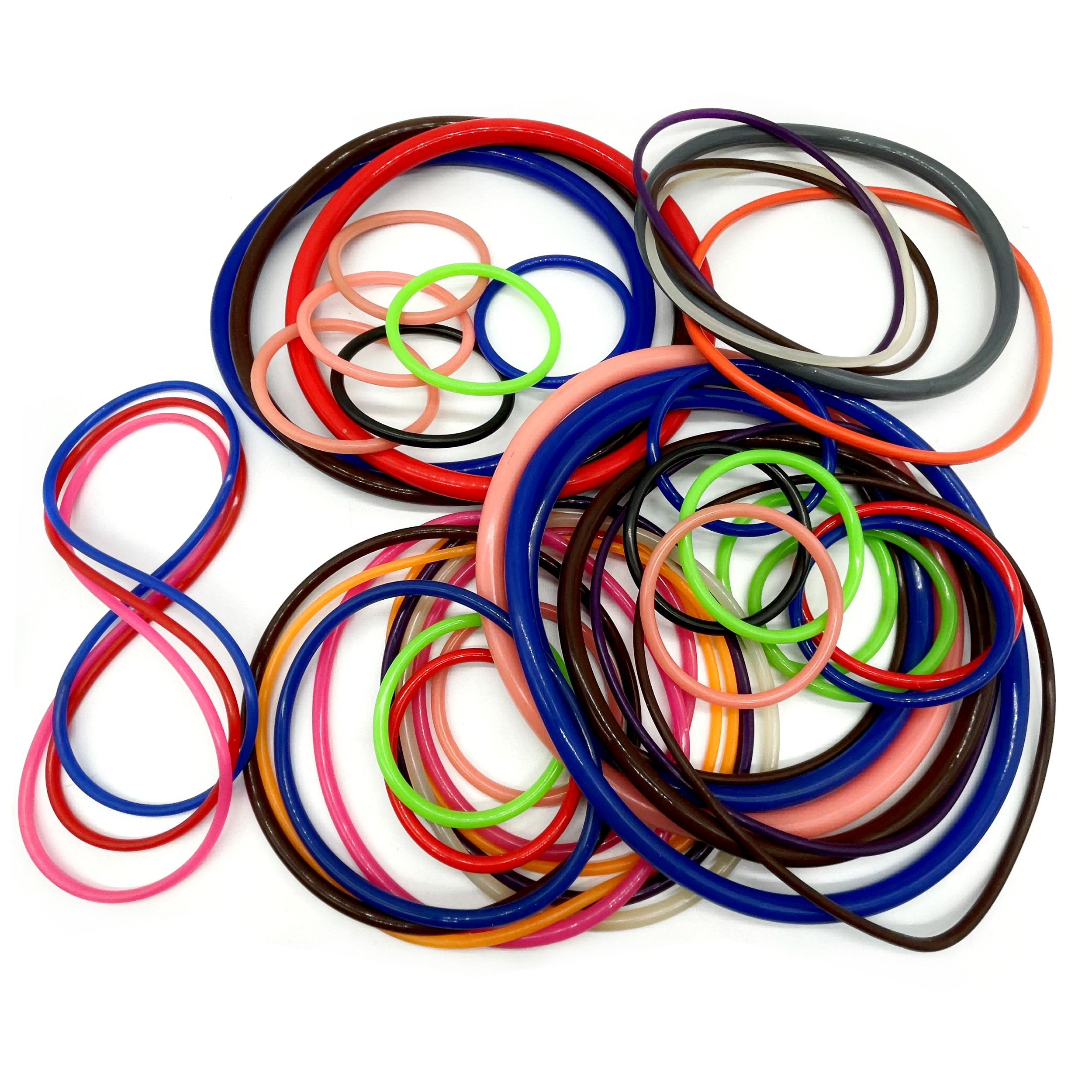 Food Grade Flexible 40-70 Shore A Silicone Rubber O Ring For Seal