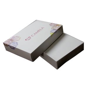 Laminationed CMYK Printing Folded Keepsake Gift Box / Personalized Keepsake