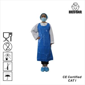 China Large Blue TPU Disposable Catering Aprons For Food Industry wholesale