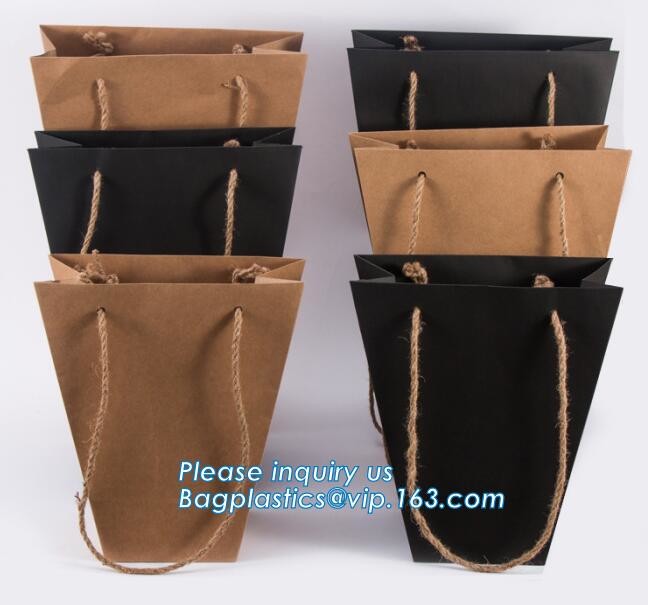 Customized Cut Printed Coated Paper Shopping Bag with Matt Lamination,rope handle custom logo printed white paper bag