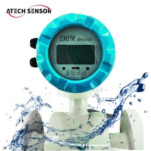China Atech OEM Intelligent/Smart Digital Electromagnetic Water Flow Meters on sale