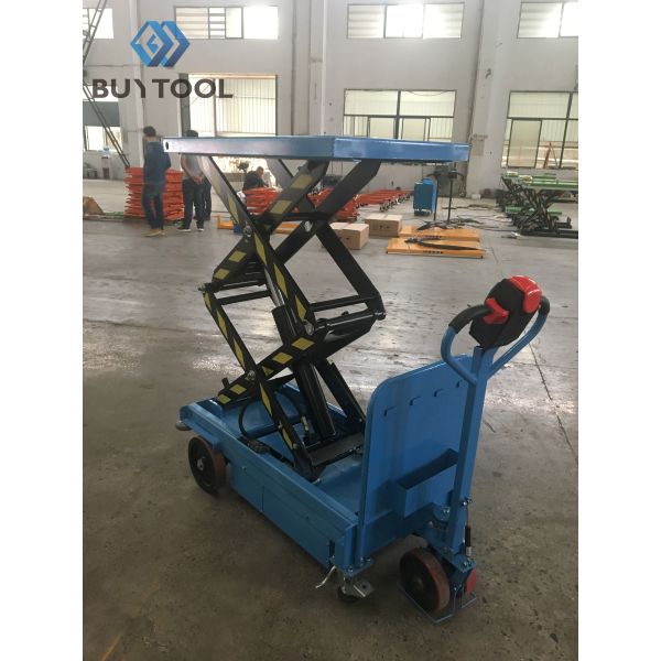 800kg 300 Kg Hydraulic Self Propelled Scissor Lift Table Truck Mobile Aerial Platform