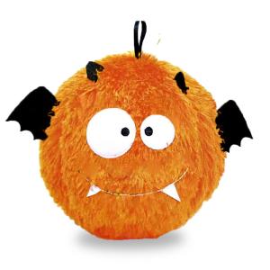China 6'' PVC Inner Ball Red Fuzzy Bat Ideal for Halloween Decorations Inflatable Balloons wholesale