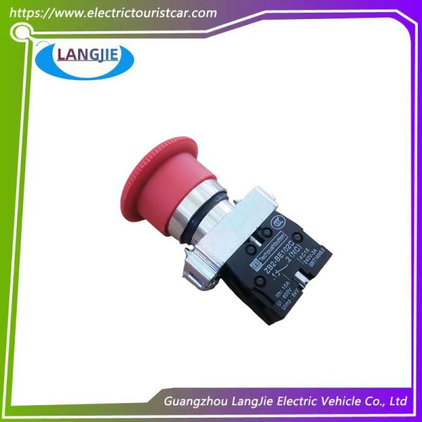 Quality Knob Reset Red Emergency Stop Mushroom Button Switch For Marshell Golf Cart for sale