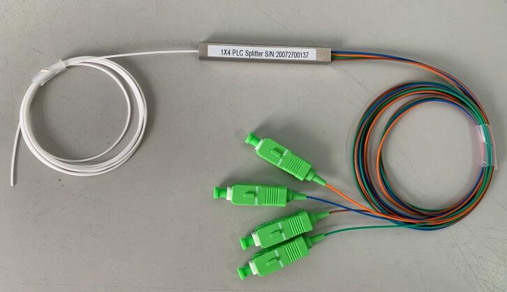 900um Steel Tube Type 1X64 Plc Optical Cable Splitter