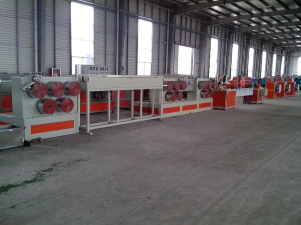 Quality PP 60-100KG Double Outlet Strapping Band Machine , PET PP Strapping Belt Extrusion Line for sale