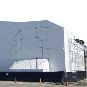 Quality White PE Construction Shrink Wrap Polyethylene Scaffolding Shrink Wrap for sale